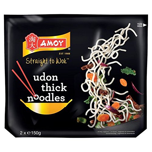 Amoy Udon Nudeln Dick 2 x 150 g von Amoy