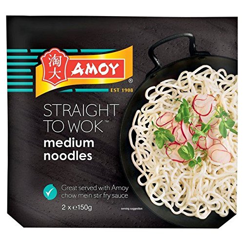 Amoy direkt zum Wok Nudeln, 2 x 150 g (2 Stück) von Amoy
