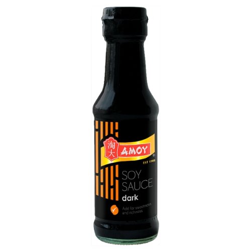 Amoy dunkle Sojasauce 150 ml (Packung mit 6 x 150 ml) von Amoy