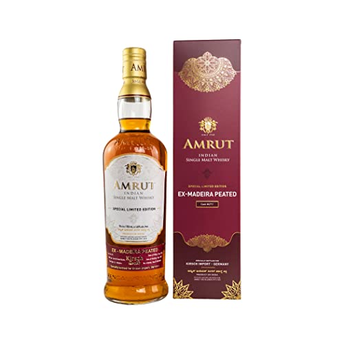 Amrut 6 Jahre Peated Ex-Madeira #4711 Single Malt Whisky 60% 0,7l Amrut 6 Jahre Peated Ex-Madeira #4711 Single Malt Whisky 60% 0,7l von Amrut
