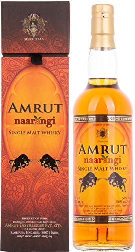 Amrut Indian NAARANGI Single Malt Whisky Whisky (1 x 0.7 l) von Amrut
