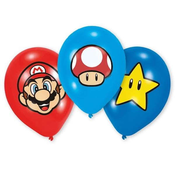 Super Mario Luftballons, 6er von Amscan Europe GmbH