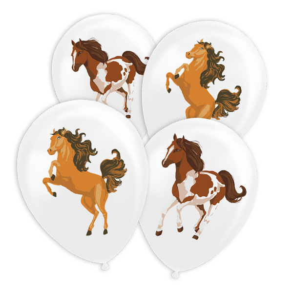 6 Luftballons "Beautiful Horses", Ø 27,5cm von Amscan
