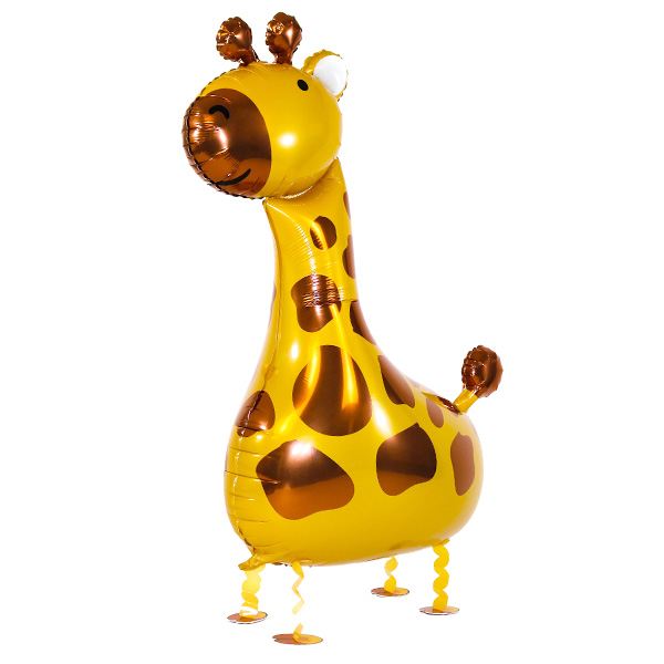 Giraffe Walker Ballon, 109cm x 89cm von Amscan