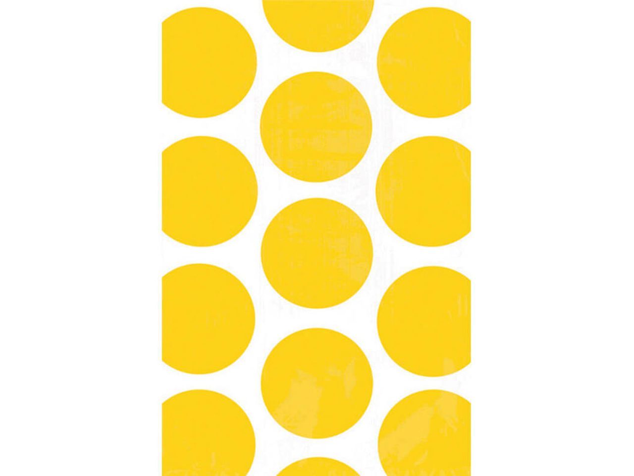 Papiertüten Punkte gelb 10 Stück von Amscan