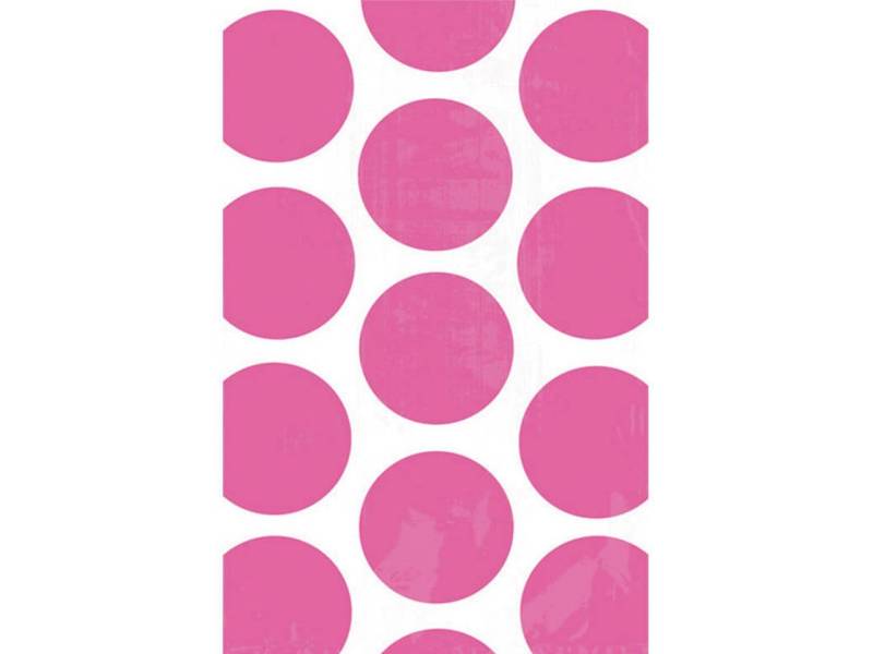 Papiertüten Punkte pink 10 Stück von Amscan