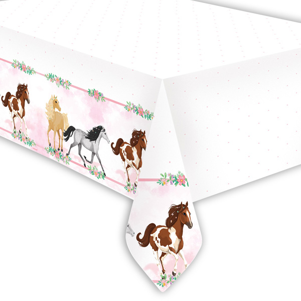 Tischdecke "Beautiful Horses", 1,2m x 1,8m von Amscan
