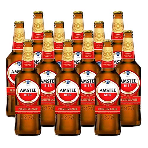 Amstel Bier Alc. 4,1% Vol. Premium Lager 12 x 300ml (3600ml) - Lager, Bier, Beer, Pils von Amstel
