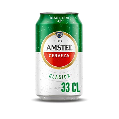 Amstel Clasica Bier Dose DPG Bierpaket (EINWEG 36x33cl) (Pack 36 Dosen) Beer, Sor, Ol, Cerveza, Piwo, Olut, Biere, пиво, bier geschenke, biere der welt, san miguel bier, bier set von Amstel