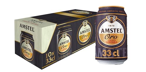 Bier Amstel Gold 10x33cl (Box 10 Dosen) von Amstel