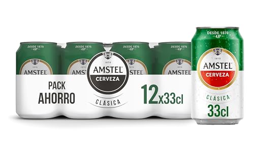 Bier Amstel Klassisch 12x33cl (Pack 12 Dosen) von Amstel