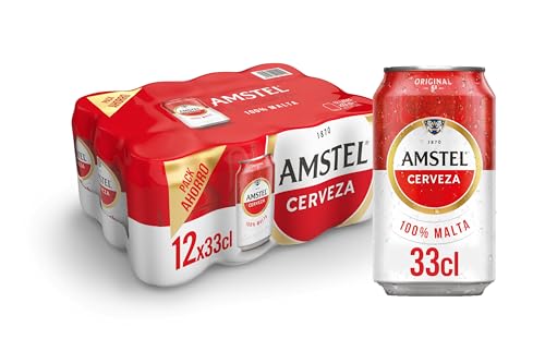 Bier Amstel Original 12x33cl (Pack 12 Dosen) von Amstel