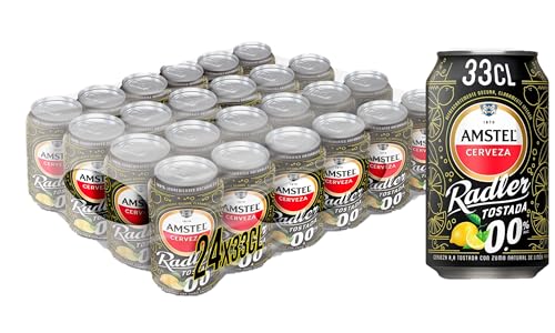 Bier Amstel Radler Toasted 0´0 Alkoholfrei 24x33cl (Pack 24 Dosen) von Amstel