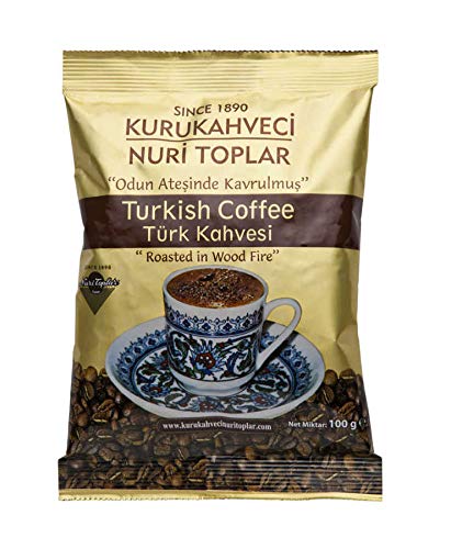 HEPSI ANADOLU - Frisch gemahlener, in Holzfeuer gerösteter türkischer Kaffee 100 g in Folienverpackung von Kurukahveci Nuri Toplar Seit 1890 von Anadolu