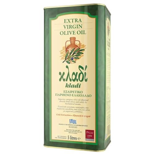 KLADI Olivenöl – 5 l Flasche – Ultra Premium Extra Natives Olivenöl aus Griechenland | Kaltgepresst, 100% Natürlich, Für Gesundheit & Küche KLADI Olivenöl – 5 l Flasche – Ultra Premium Extra Natives Olivenöl aus Griechenland | Kaltgepresst, 100% Natürlich, Für Gesundheit & Küche von Anadoludan Sofraniza