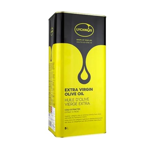 Lychnos Extra Natives Olivenöl – 5 l – Kaltgepresst & Ungefiltert aus Kreta | Premium Qualität aus erster Pressung – Griechisches Olivenöl für Küche & Gesundheit Lychnos Extra Natives Olivenöl – 5 l – Kaltgepresst & Ungefiltert aus Kreta | Premium Qualität aus erster Pressung – Griechisches Olivenöl für Küche & Gesundheit von Anadoludan Sofraniza