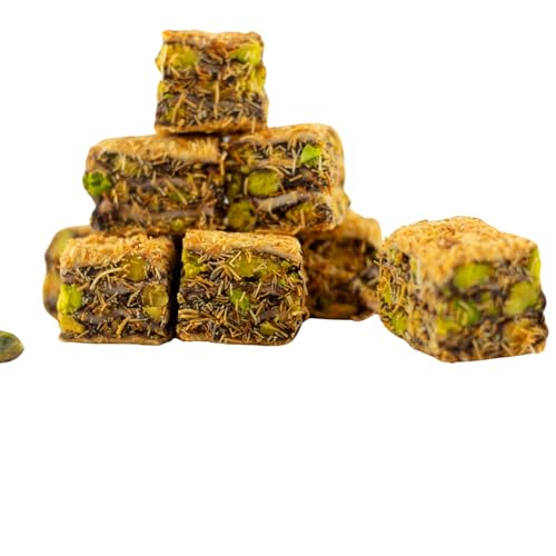 Turkish Delight – Frisches und Aromatisches Baklava Dilim Lokum aus der Türkei (Kadayif) von Anadoludan Sofraniza