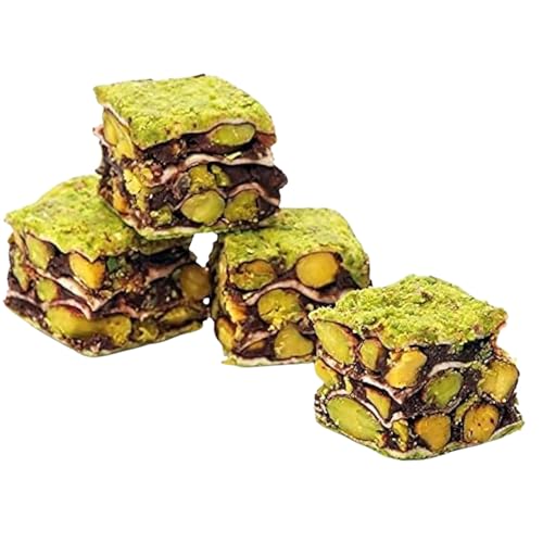 Turkish Delight – Frisches und Aromatisches Baklava Dilim Lokum aus der Türkei (Pistazien) von Anadoludan Sofraniza