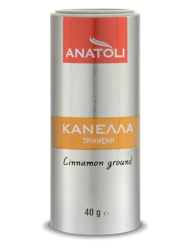 Anatoli Zimt Gewürz gemahlen 45g Alu Streuer Dose von Anatoli