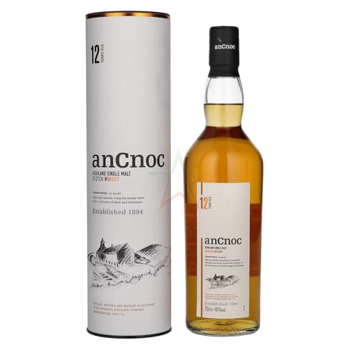 AnCnoc 12 Years Old Highland Single Malt Scotch Whisky 40,00% 0,70 Liter von An Cnoc
