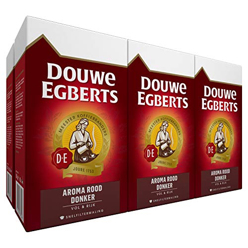 Douwe Egberts Aroma Rot-Dunkel-Filterkaffee, 6 x 500 Gramm von Douwe Egberts