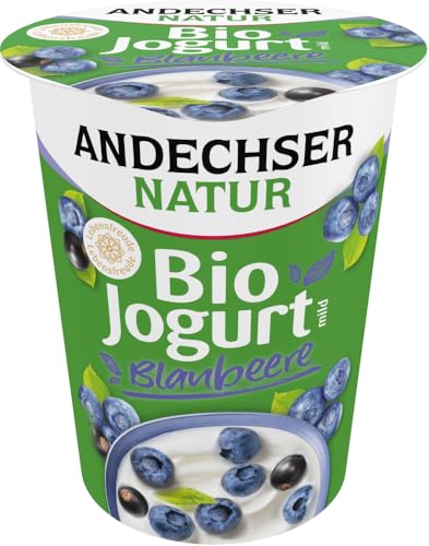 AN Bio-Jogurt Blaubeere 3,8% 6 x 400 gr von Andechser Natur