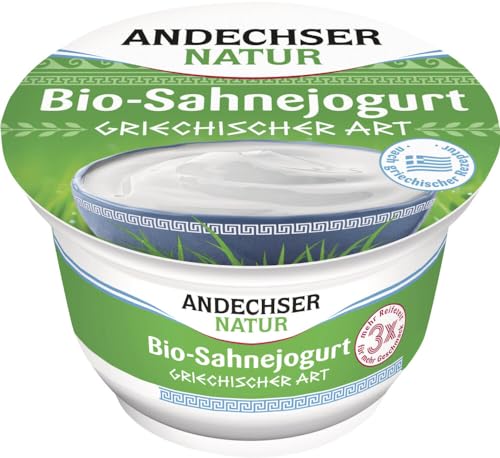 AN Bio-Sahnejogurt griechischer Art 12 x 200 gr AN Bio-Sahnejogurt griechischer Art 12 x 200 gr von Andechser Natur