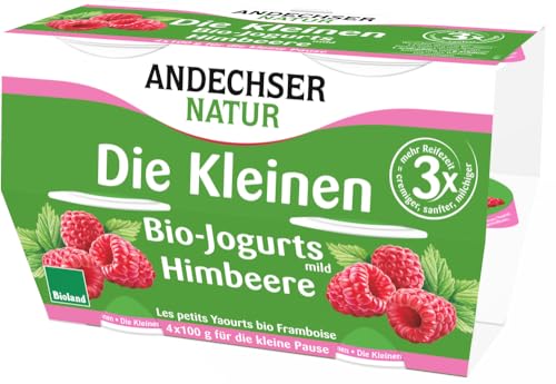 Andechser Natur AN Bio-Jogurt Himbeer Cluster (6 x 400 gr) von Andechser Natur