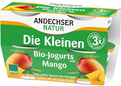 AN Bio-Jogurt Mango Cluster 6 x 400 gr von Andechser Natur