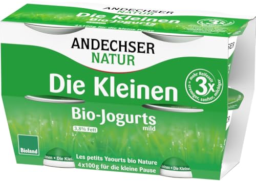 AN Bio-Jogurt Natur 3,8% Cluster 6 x 400 gr von Andechser Natur