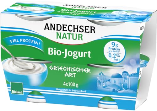 AN Bio-Jog. griechischer Art 0,2% Cluster 6 x 400 gr von Andechser Natur