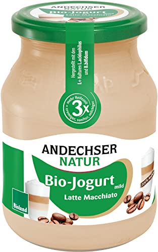Andechser Natur Bio Jogurt mild Latte Macchiato 3,8% (6 x 500 gr) von Andechser Natur
