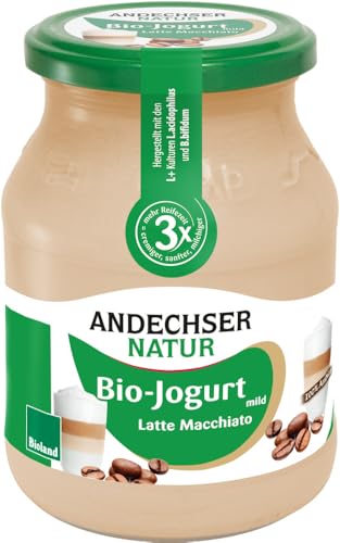 Andechser Natur Bio Jogurt mild Latte Macchiato 3,8% (6 x 500 gr) von Andechser Natur