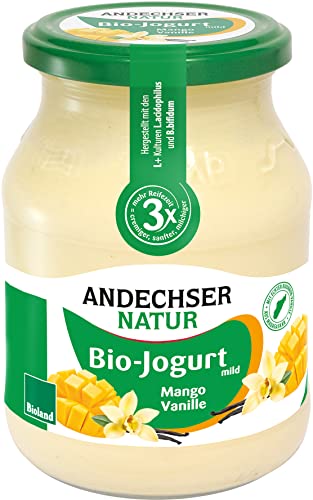 Andechser Natur Bio Jogurt Mango-Vanille 3,8% (6 x 500 gr) von Andechser Natur