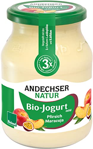 Andechser Natur Bio Jogurt Pfir.-Maracuja 3,8% (6 x 500 gr) von Andechser Natur