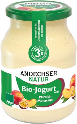 Bio Jogurt Pfir.-Maracuja 3,8% 6 x 500 gr von Andechser Natur