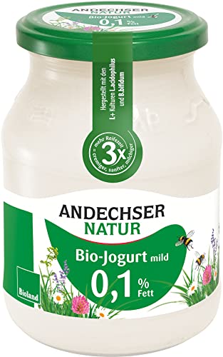 Andechser Natur Bio Jog. Natur mild 0,1% (6 x 500 gr) von Andechser Natur