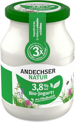 Andechser Natur Bio Jog. Natur mild 3,8% (6 x 500 gr) von Andechser Natur