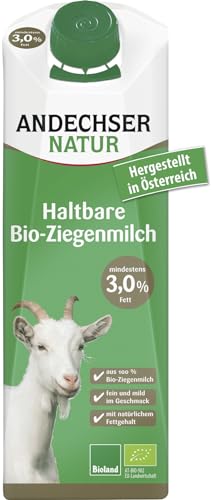 Andechser Natur Bio Ziegen-H-Milch 3,0% (2 x 1 l) von Andechser Natur