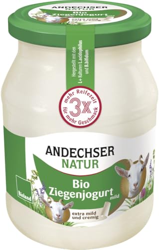 Bio Ziegenjogurt Natur mild 6 x 500 gr von Andechser Natur