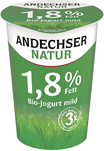Andechser Natur Bio Jog. Natur mild 1,8% Bech. (6 x 500 gr) von Andechser Natur
