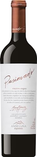 Andeluna Pasionado Cuatro Cepas Mendoza Rotwein trocken (1 x 0.75 l) von Andeluna Cellars