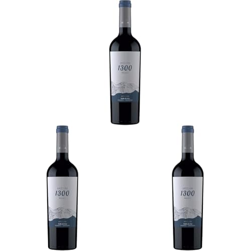 Andeluna Malbec 1300 Argentinien Wein trocken (1 x 0.75 l) (Packung mit 3) von Andeluna Cellars