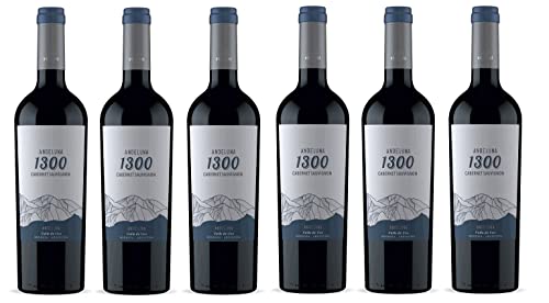 6x 0,75l - Andeluna - 1300 - Cabernet Sauvignon - Valle de Uco - Mendoza - Argentinien - Rotwein trocken von Andeluna