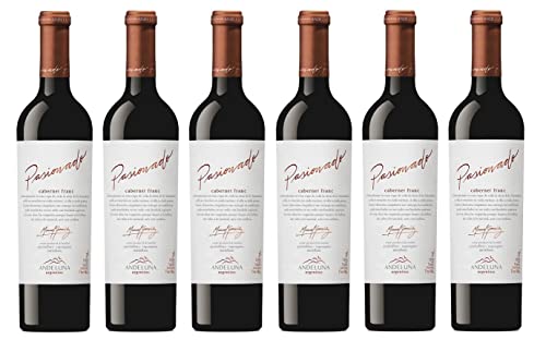 6x 0,75l - Andeluna - Pasionado - Cabernet Franc - Tupungato - Mendoza - Argentinien - Rotwein trocken von Andeluna