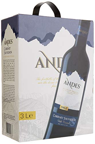 Andes Cabernet Sauvignon Chile Bag-in-box (1 x 3 l) | 3 l (1er pack) von Andes