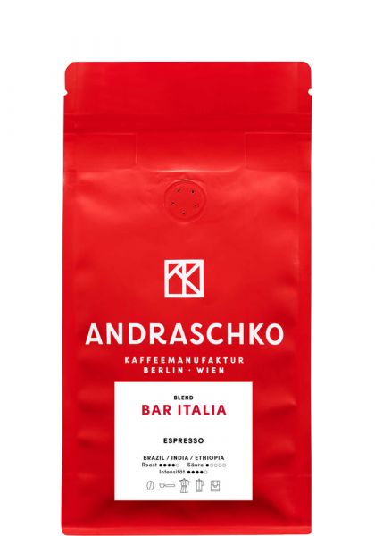 Andraschko Bar Italia Espresso Blend von Andraschko Kaffeemanufaktur