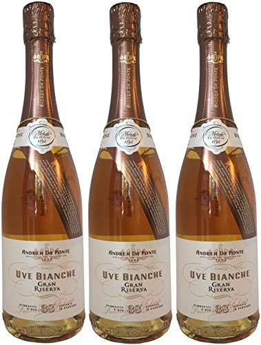 Andrea Da Ponte Grappa Gran Riserva Uve Bianche (3 X 0,7L) - 38% Vol. von Andrea da Ponte