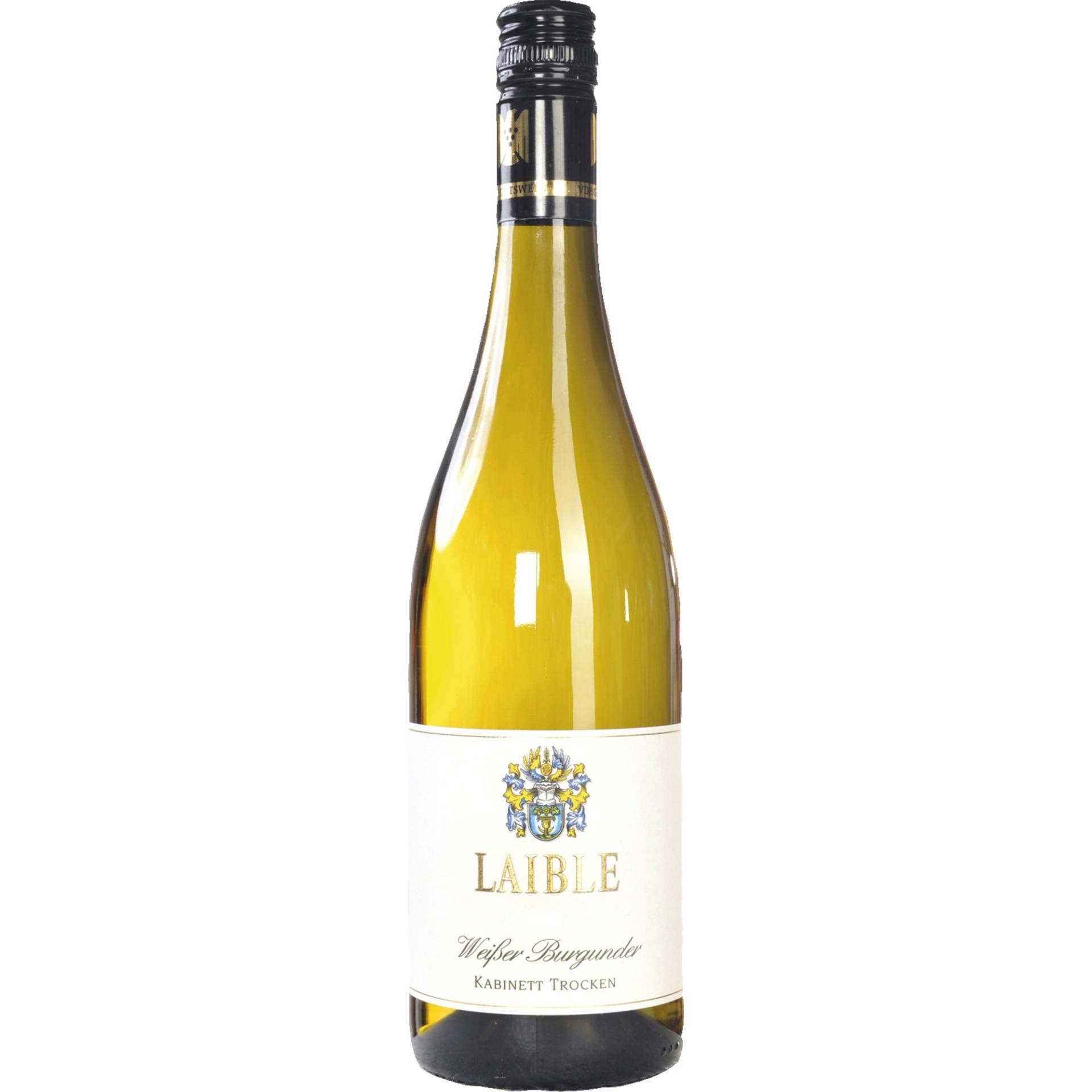 Laible Weißer Burgunder Kabinett, trocken, Baden, Baden, 2023, Weißwein Laible Weißer Burgunder Kabinett, trocken, Baden, Baden, 2023, Weißwein von Andreas Laible,77770,Durbach,Deutschland
