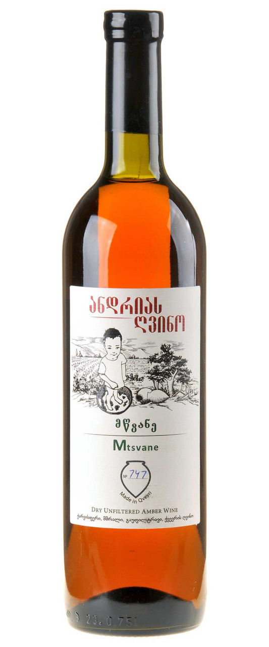 Andrias Gvino Mtsvane Dry Amber Wine 2023 von Andrias Gvino
